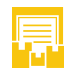 yellow illustration of a storage unit